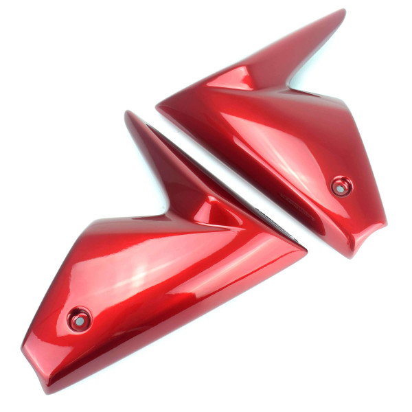 Pyramid Plastics Pyramid radiator cheeks | metallic red (lava red) | yamaha mt-09 2013>2016